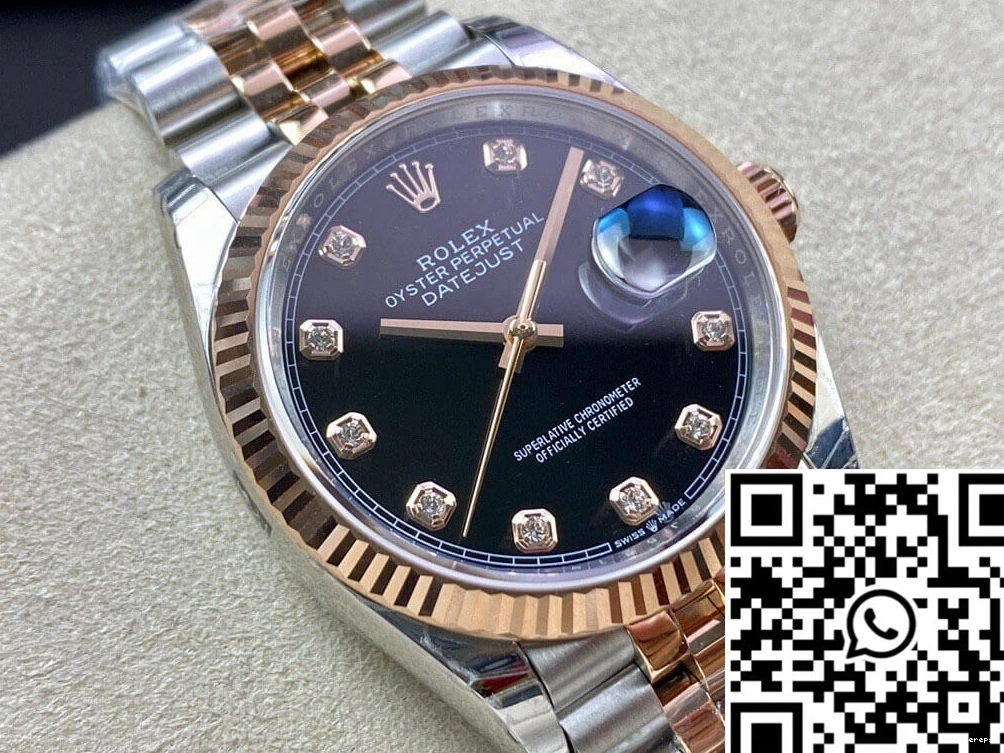Diamond-set Factory EW M126231-0019 Rolex Dial Datejust 0211